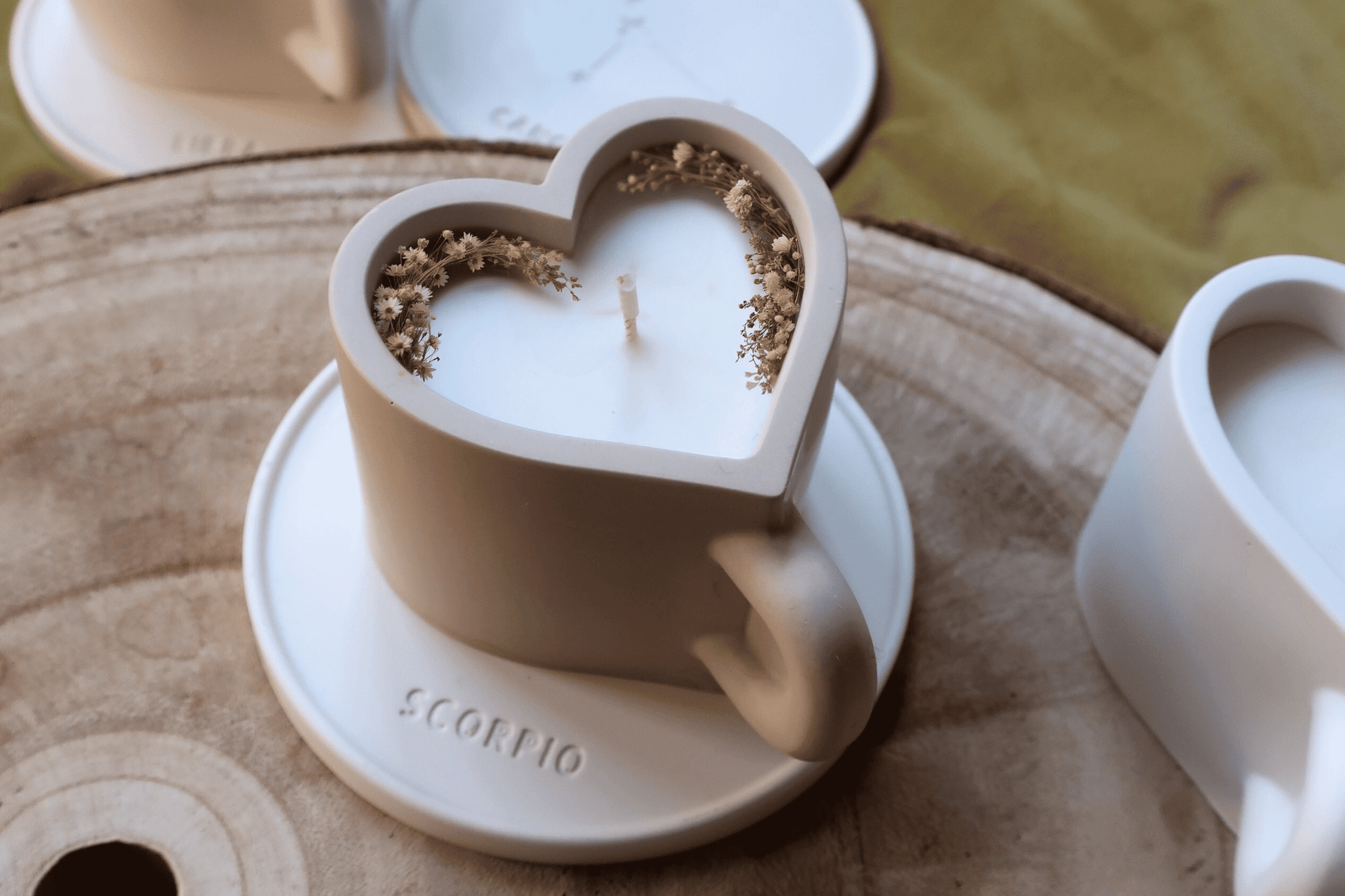Atelier bougie parfumée fleurie + coupelle astrologique – Image 3