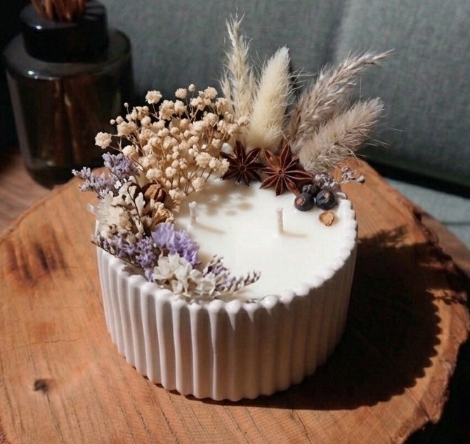 Atelier bougie parfumée et fleurie - PERSÉE